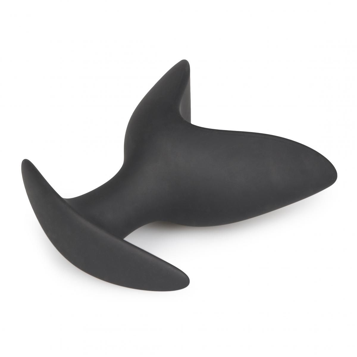 Anker-Analplug aus Silikon in Schwarz – Klein