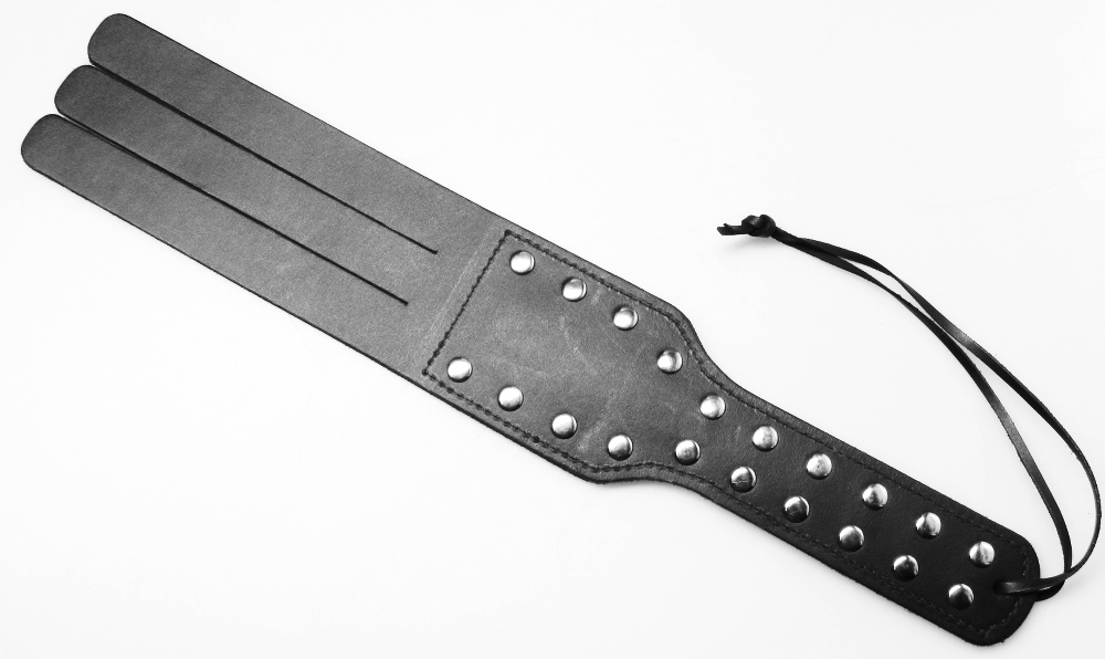 6-Zungen Lederpaddle