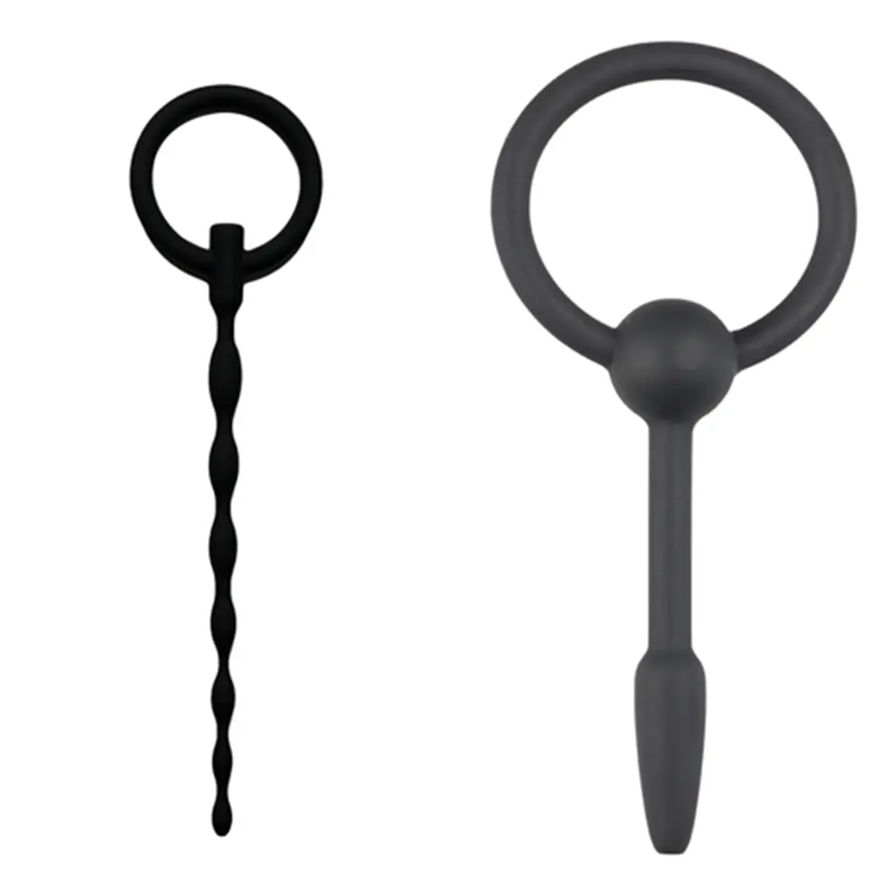 Hohler Penis-Plug mit Griff-Ring
