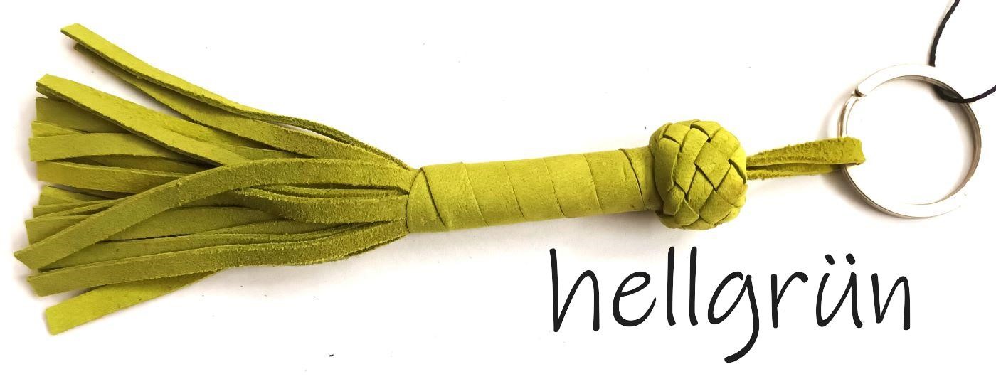 Flogger Schlüsselanhänger - hellgrün