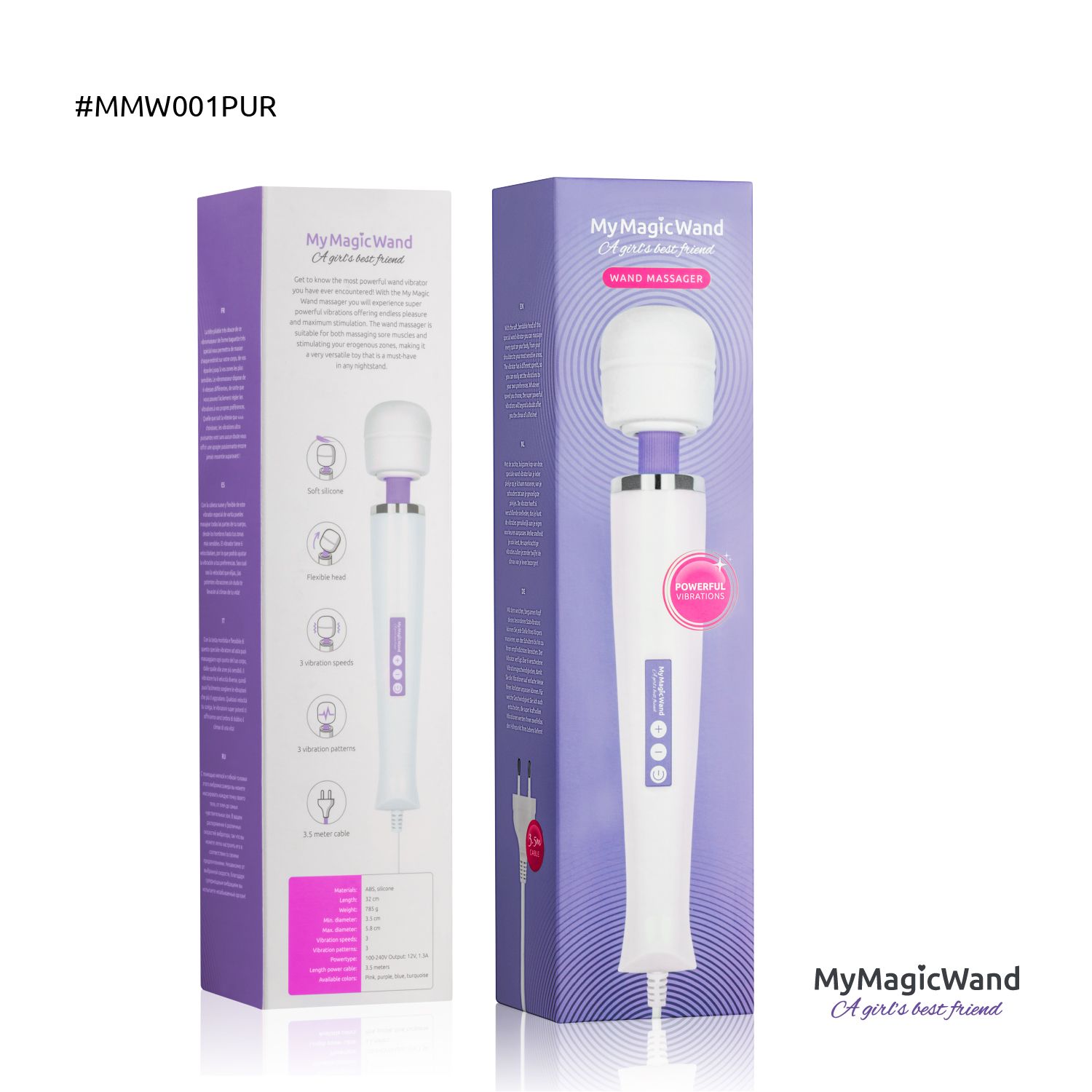 MyMagicWand Wand-Vibrator – Violett