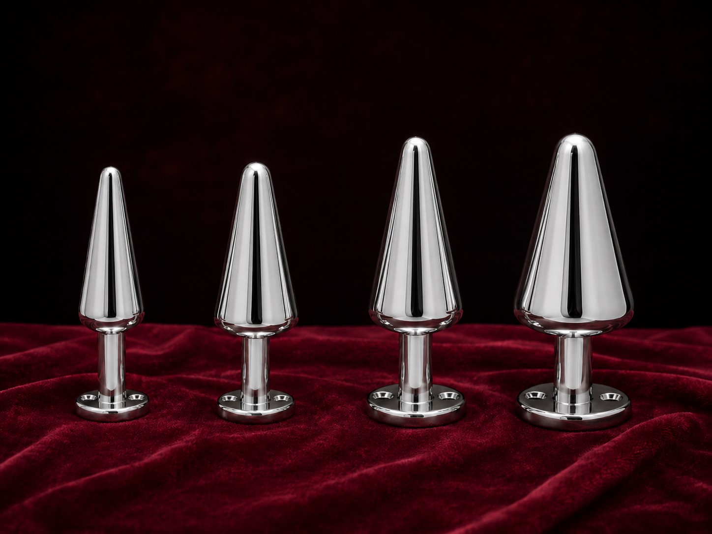 Buttplug aus Aluminium in Grösse XL - 15cm hoch, Ø 60mm